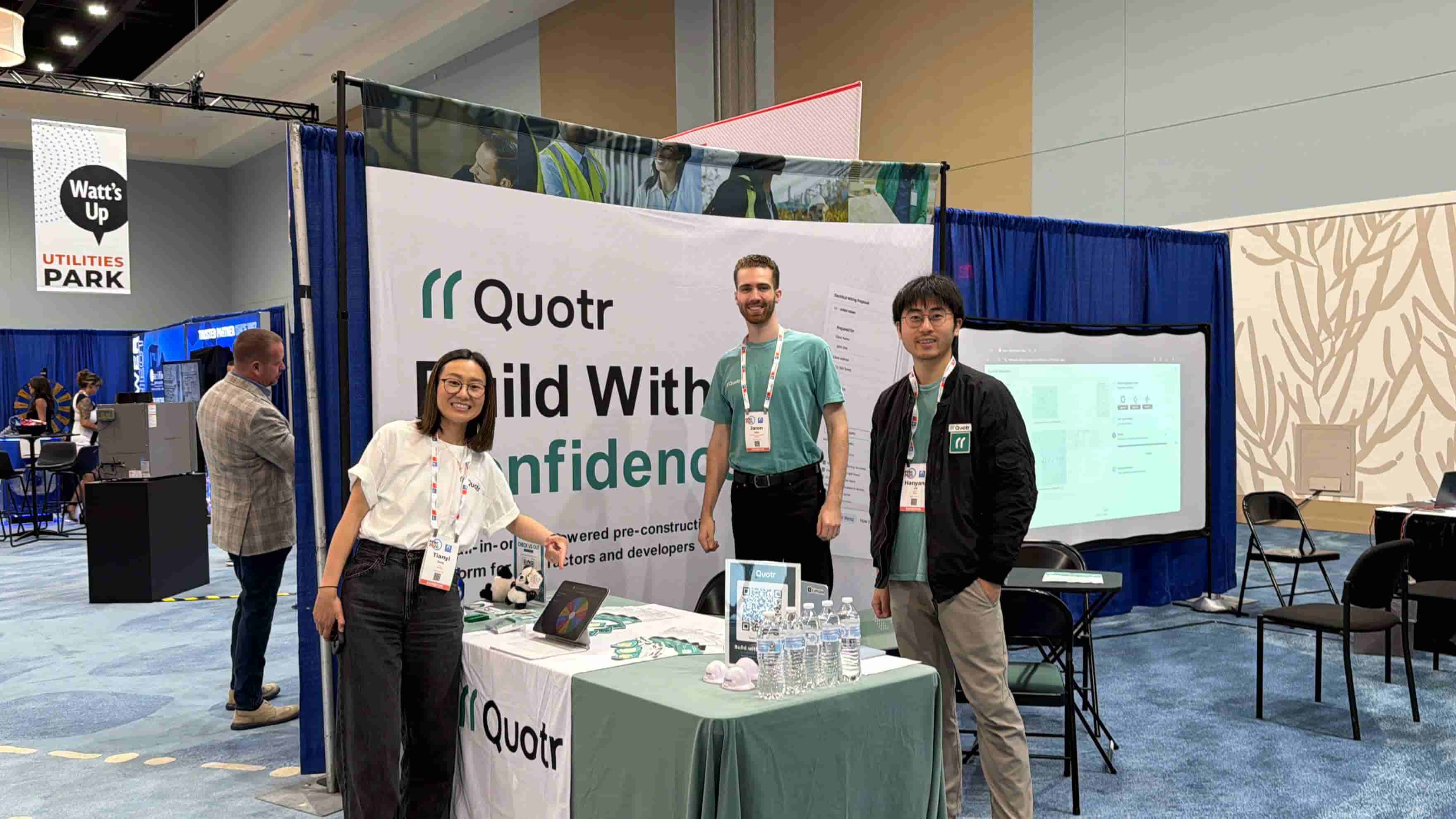 quotr team @pcbc booth #926 quotr team @booth #926