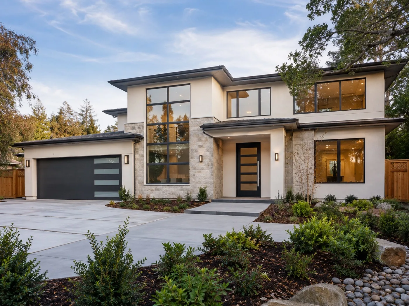 Myren Drive new construction and ADU project exterior